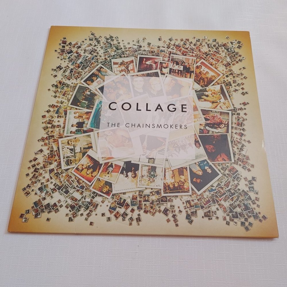 2016 The Chainsmokers Collage White Vinyl Record  Disruptor Records – 88…